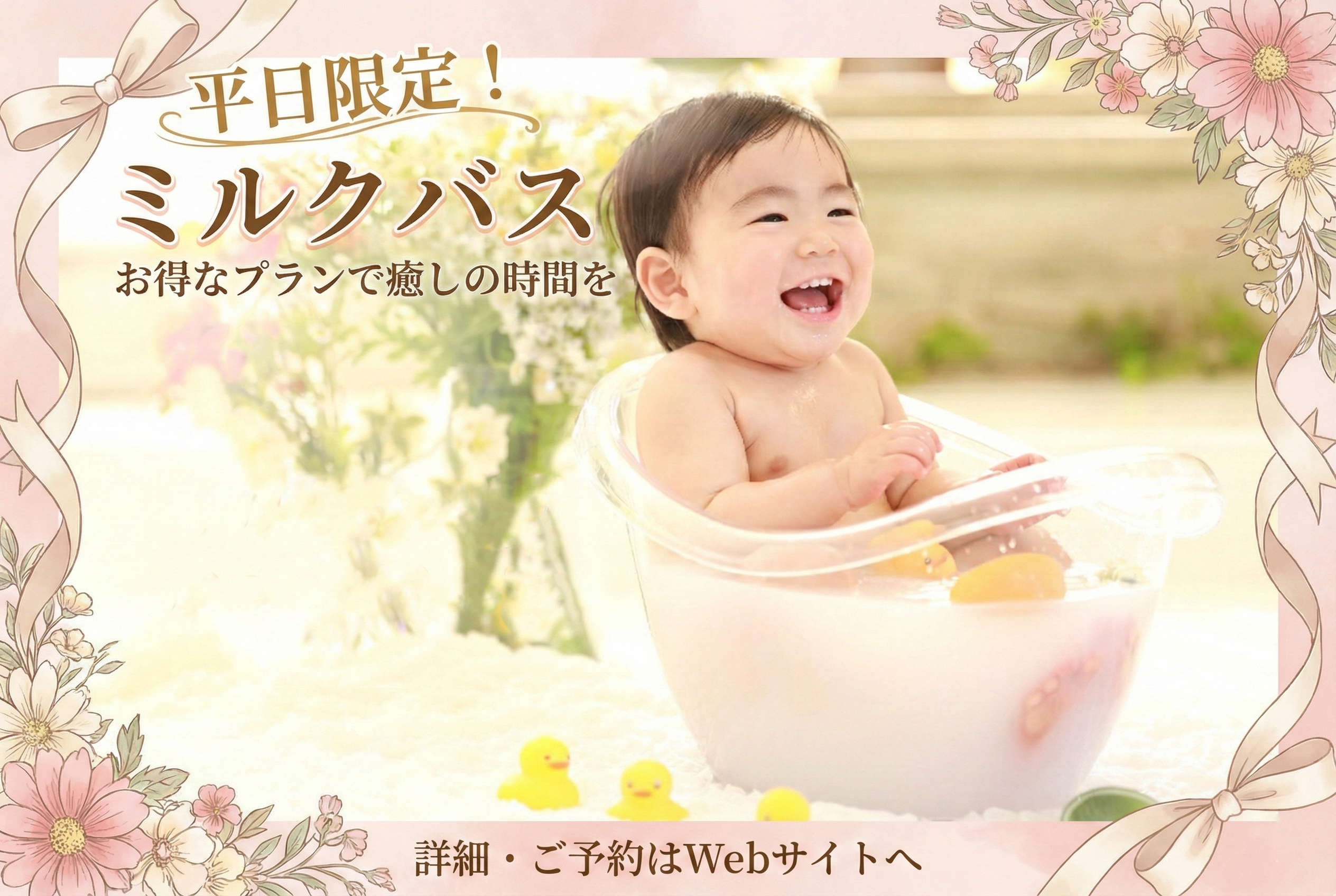 ミルクバス撮影